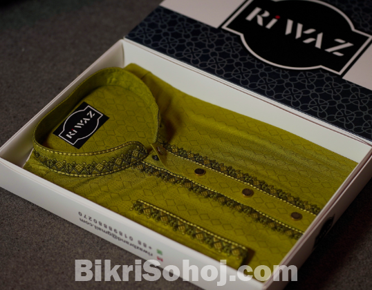 Premium Cotton Embroidery Panjabi